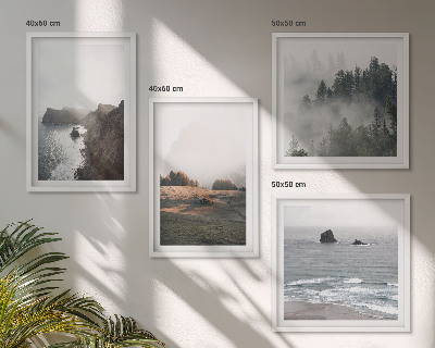 Wanddeko-set Landschaften aus Bergen und Meer