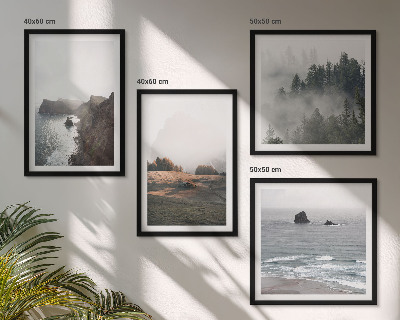 Wanddeko-set Landschaften aus Bergen und Meer