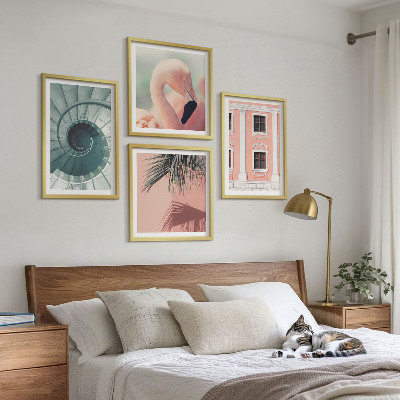 Wanddeko-set Architektur-Pastellmuster