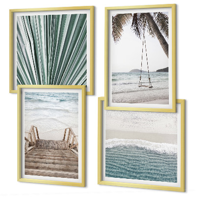 Wanddeko-set Tropenurlaub