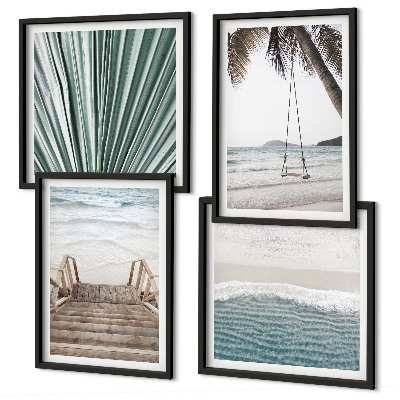 Wanddeko-set Tropenurlaub