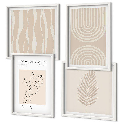 Wanddeko-set Abstrakte Boho-Dekorationen
