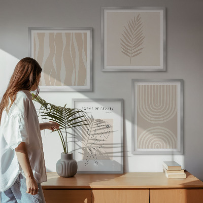 Wanddeko-set Abstrakte Boho-Dekorationen