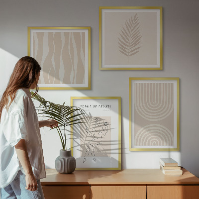 Wanddeko-set Abstrakte Boho-Dekorationen