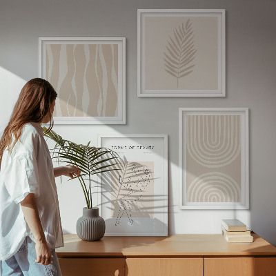 Wanddeko-set Abstrakte Boho-Dekorationen