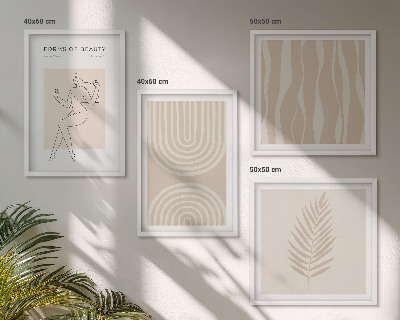 Wanddeko-set Abstrakte Boho-Dekorationen