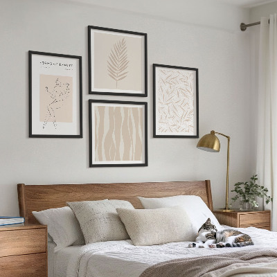 Wanddeko-set Minimalistische Pflanzenmotive