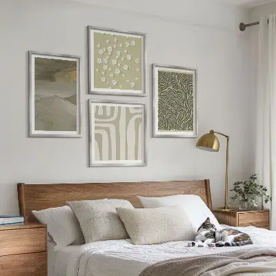 Wanddeko-Set mit abstrakten Boho-Mustern