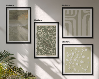 Wanddeko-set Abstrakte Boho-Muster