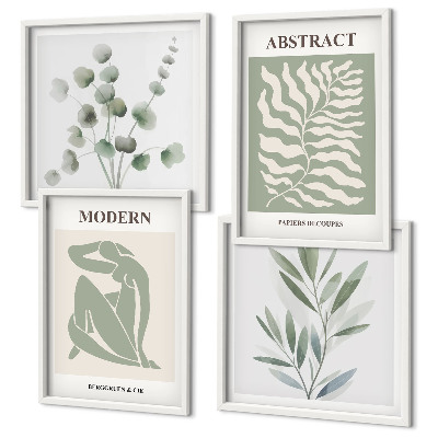 Wanddeko-set Matisse entwirft Boho-Pflanzen
