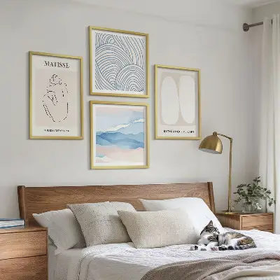 Wanddeko-Set mit abstrakten Formen von Matisse