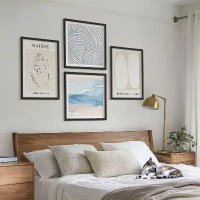 Wanddeko-Set mit abstrakten Formen von Matisse