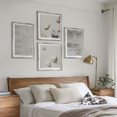 Wanddeko-set Moderne minimalistische Texturen