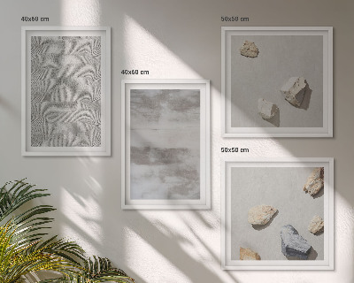 Wanddeko-set Moderne minimalistische Texturen