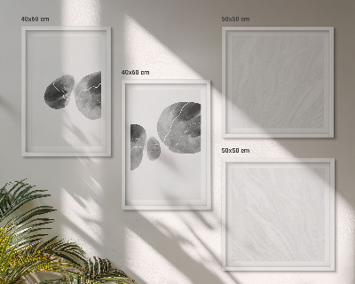 Polyptychon mit rahmen Abstrakte Kunst, Farbspritzer