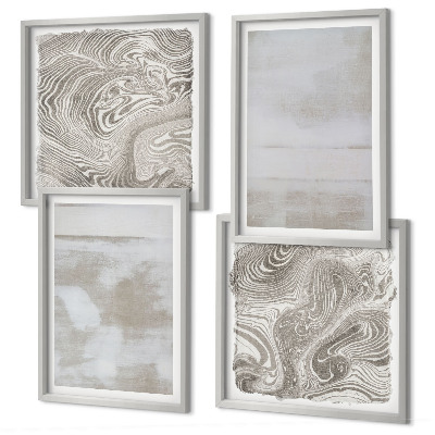Polyptychon mit rahmen Abgenutzte Texturen, moderner Stil