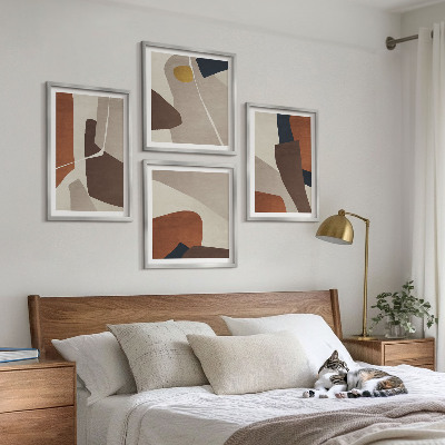 Polyptychon mit rahmen Abstrakte moderne Formen