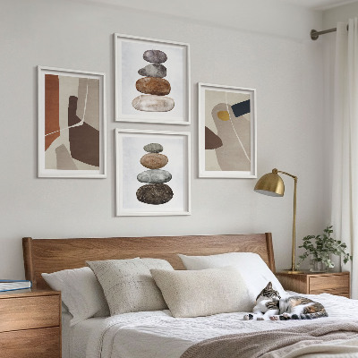 Wanddeko-set Abstrakte Boho-Formen