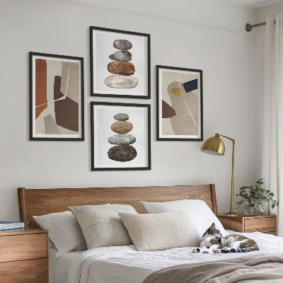 Wanddeko-set Abstrakte Boho-Formen