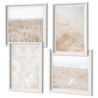 Wanddeko-set Modische Pastelltexturen