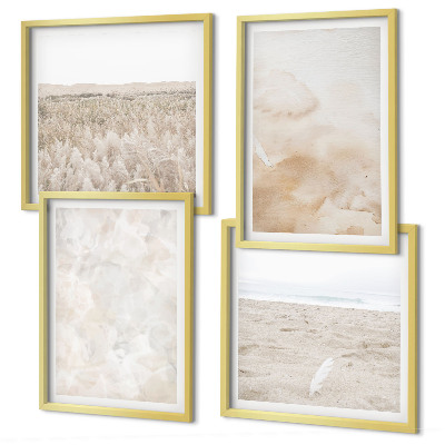 Wanddeko-set Modische Pastelltexturen