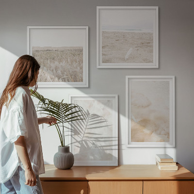 Wanddeko-set Modische Pastelltexturen