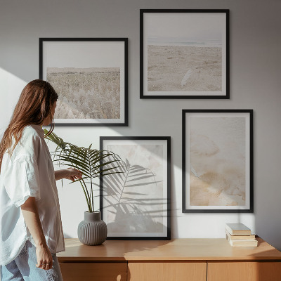 Wanddeko-set Modische Pastelltexturen