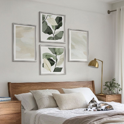 Wanddeko-set Leuchtende, abstrakte Boho-Farben