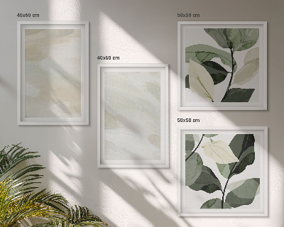 Wanddeko-set Leuchtende, abstrakte Boho-Farben