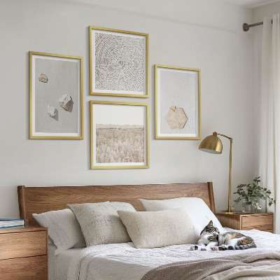 Polyptychon mit rahmen Leichte Boho-Sandtexturen