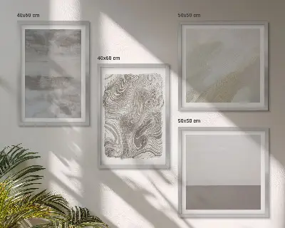 Wanddeko-Set im Industriedesign