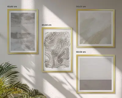 Wanddeko-Set im Industriedesign
