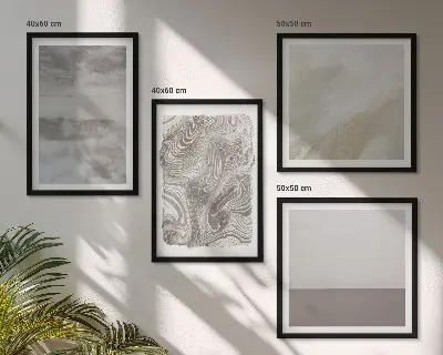 Wanddeko-Set im Industriedesign
