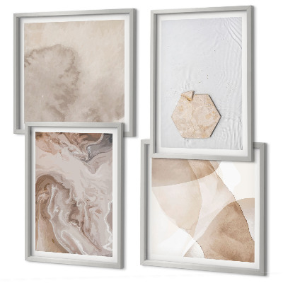 Wanddeko-set Designabstraktion, Naturinspiration