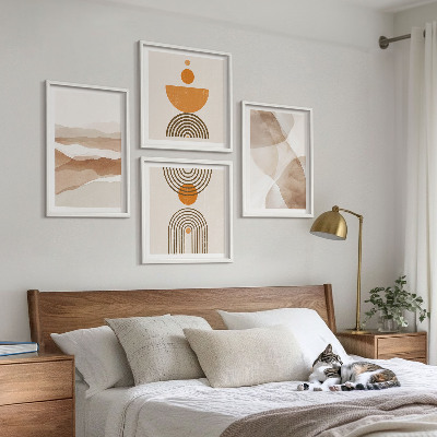 Polyptychon mit rahmen Strukturen schattieren Minimalismus