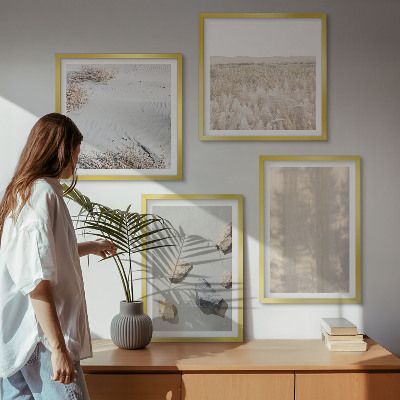 Wanddeko-set Boho-Naturtexturen