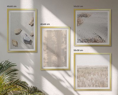 Wanddeko-set Boho-Naturtexturen