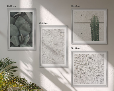 Wanddeko-set Sommerliche Texturen aus den Tropen