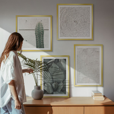 Wanddeko-set Sommerliche Texturen aus den Tropen