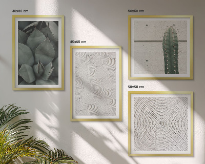 Wanddeko-set Sommerliche Texturen aus den Tropen