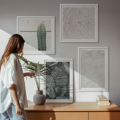Wanddeko-set Sommerliche Texturen aus den Tropen