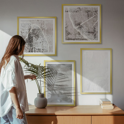 Wanddeko-set Abstrakte moderne Formen
