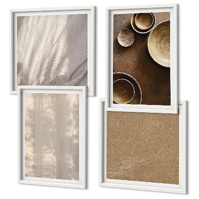 Wanddeko-set Strukturen, Texturen, Minimalismus