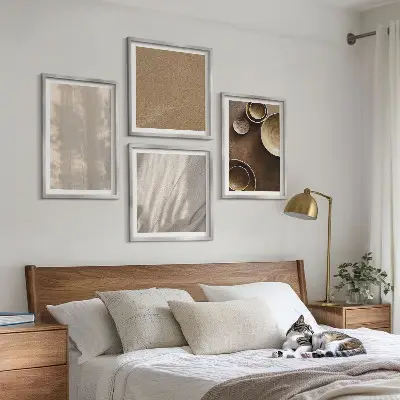 Wanddeko-Set Strukturen, Texturen und Minimalismus