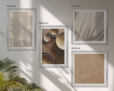 Wanddeko-set Strukturen, Texturen, Minimalismus