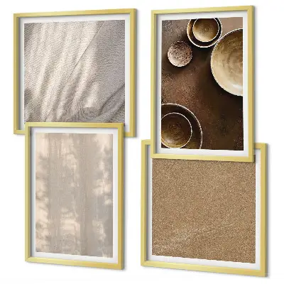 Wanddeko-Set Strukturen, Texturen und Minimalismus