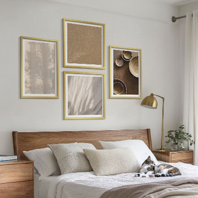 Wanddeko-set Strukturen, Texturen, Minimalismus