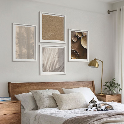 Wanddeko-set Strukturen, Texturen, Minimalismus