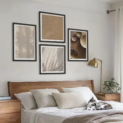 Wanddeko-Set Strukturen, Texturen und Minimalismus