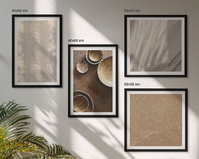 Wanddeko-set Strukturen, Texturen, Minimalismus